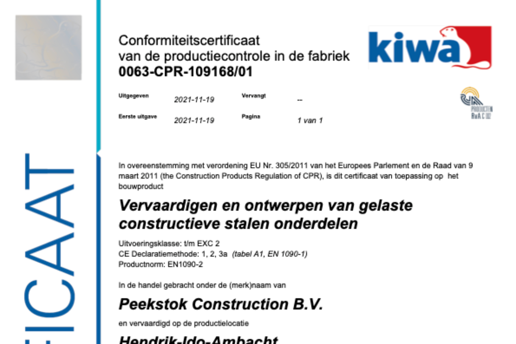 EN-1090-certificaat-2020-00109168-Peekstok-Construction certificaat