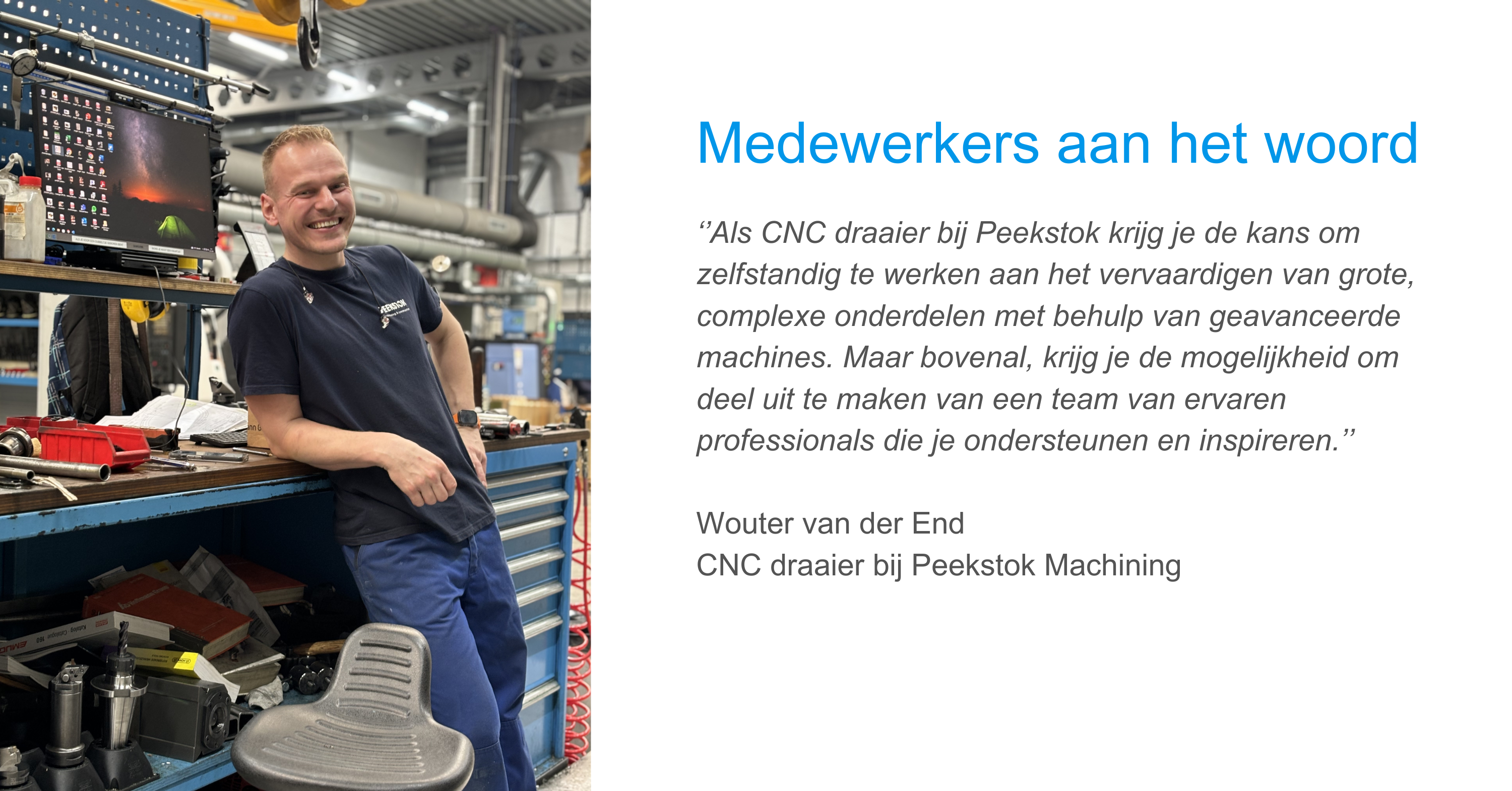 Peekstok quote Wouter